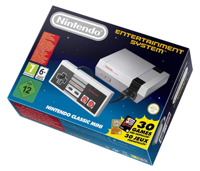 Nintendo Classic Mini: Nintendo Entertainment System box art for NES